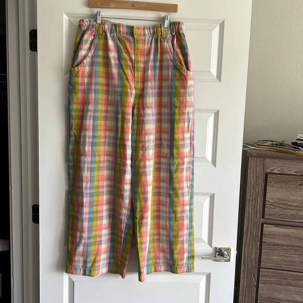 NWOT FREE PEOPLE WIDE LEG PANTS SIZE XL